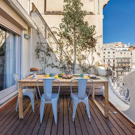 Lägenhet Luxury Modernist Penthouse Next Paseo De Gracia Barcelona